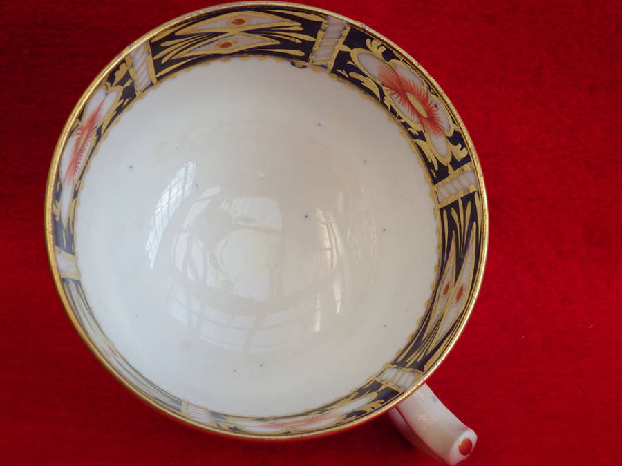 Georgian Porcelain Tea Cup and Saucer Davenport-type Imari design Circa 1810-1820 Ref.C-70