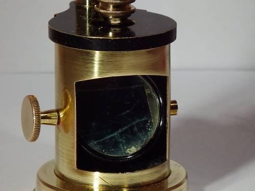 Description: Early Field/Student microscope, possibly French circa 1880-1900. Ref. MA24