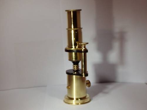 Description: Early Field/Student microscope, possibly French circa 1880-1900. Ref. MA24