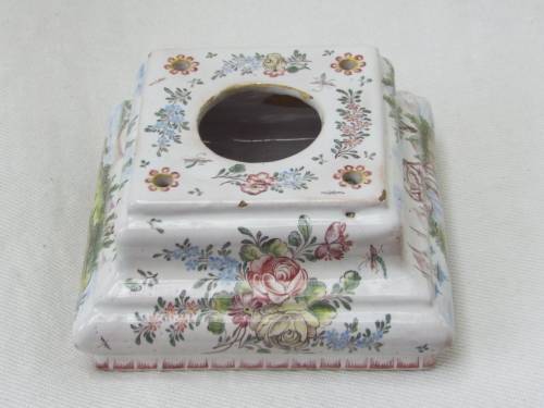 Antique Ceramic Inkstand signed and dated 1894. Ref. OR-37