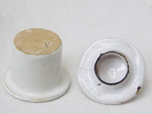 Antique Ceramic Inkstand signed and dated 1894. Ref. OR-37