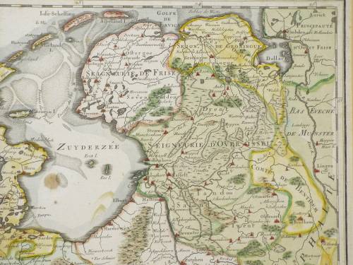 French map of The United Provinces Of The Netherlands dated 1702 First edition Ref. MP 11