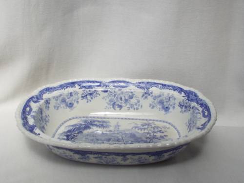 Antique Serving Dish, Mintons Chinese Marine pattern Circa 1830. Ref. B-31