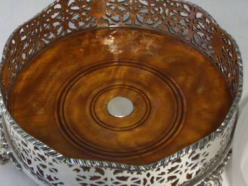 Antique Elkington Silver-Plated Cake Basket c1887. Ref.JW-16