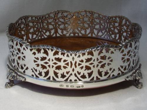 Antique Elkington Silver-Plated Cake Basket c1887. Ref.JW-16