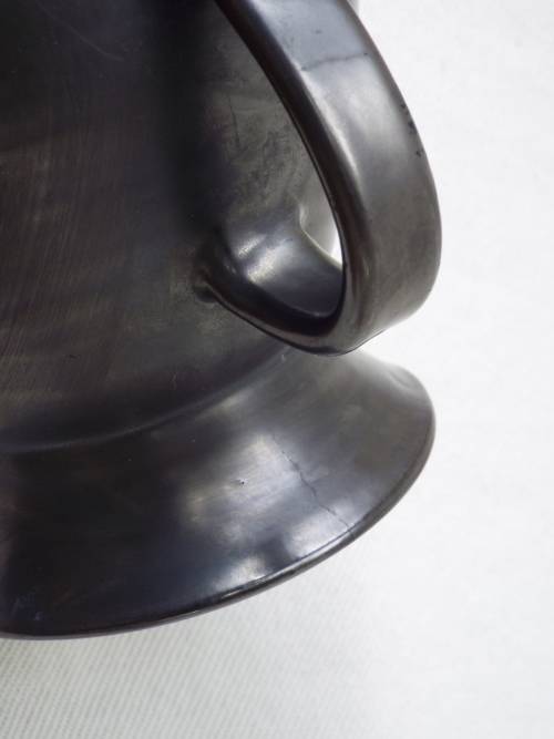 Black metallic lustre Prinknash Abbey  Pitcher Ref. J-29