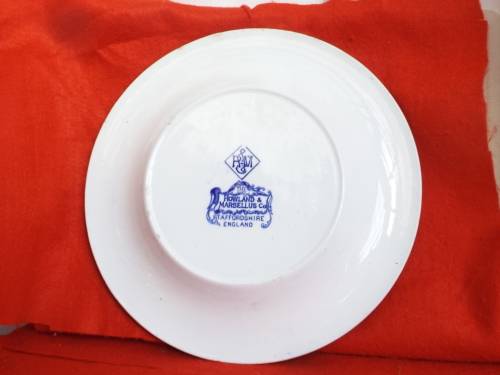 A Blue and White Rowland and Marsellus Historical Boston Plate. Circa 1893-1933.  Ref. P/100