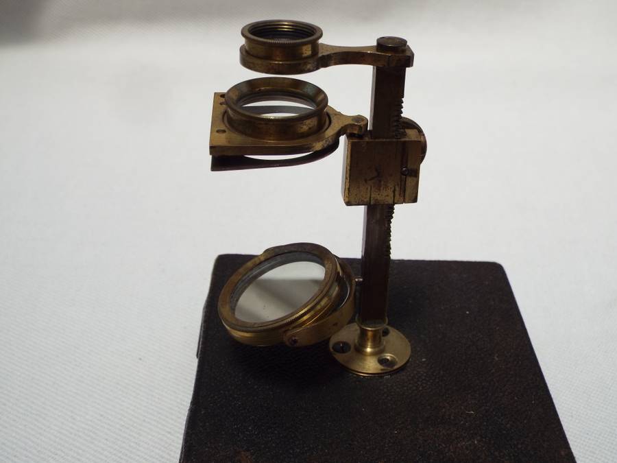 A rare Ellis Aquatic type botanical field microscope circa 1780-1810. Ref.MA/37