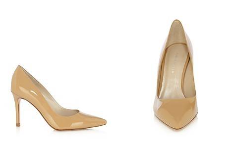 NUDE BELLINI HEELS!!