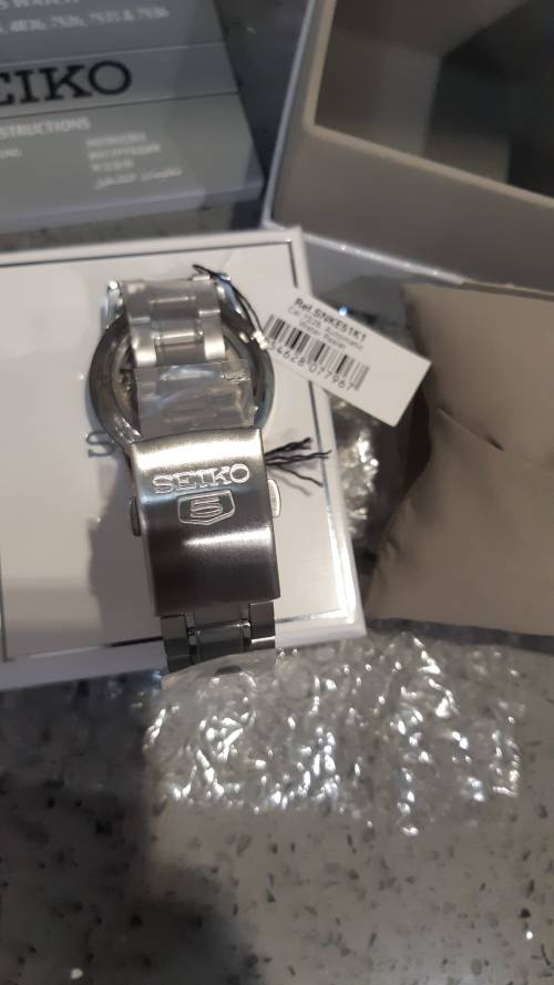BRAND NEW SEIKO AUTOMATIC MENS WATCH !!! R1 NO RESERVE !!!