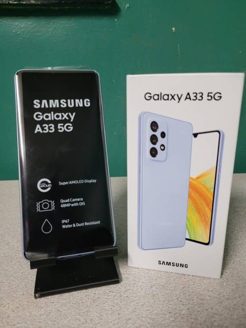 BRAND NEW Samsung Galaxy A33 5G 128GB Dual Sim - Awesome Blue