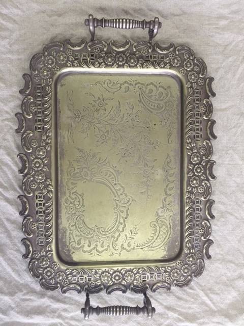silverplate tray