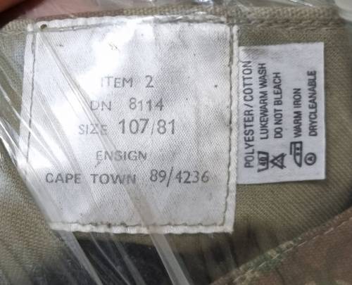 SAP 2nd Pattern Camo trousers  ( Size 107 / 81 )