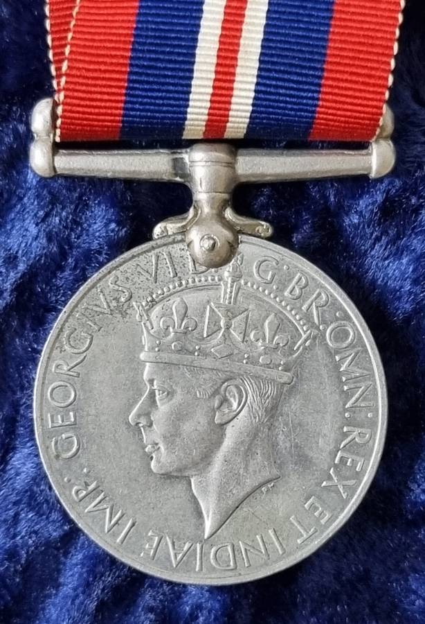 WWII Medal and dog tag set