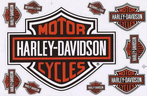 Vinyl Stickers - Harley Davidson Motor Cycles S 49