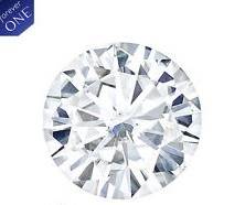CHARLES & COLVARD 1.00 CARAT ROUND EXCELLENT CUT FOREVER ONE MOISSANITE