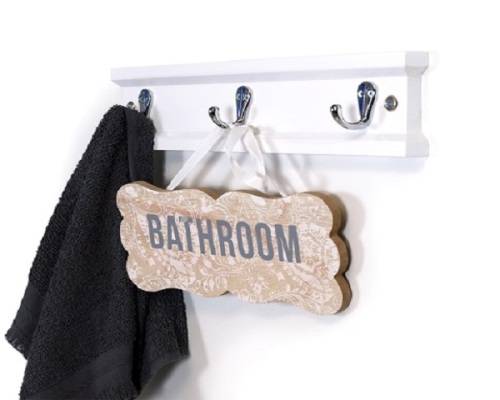 Coat Hook 3 Single Chrome Hooks
