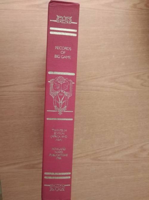 Rowland Ward Records of Big Game 20th edition