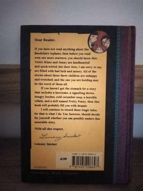 A series of unfortunate events by Lemony Snicket