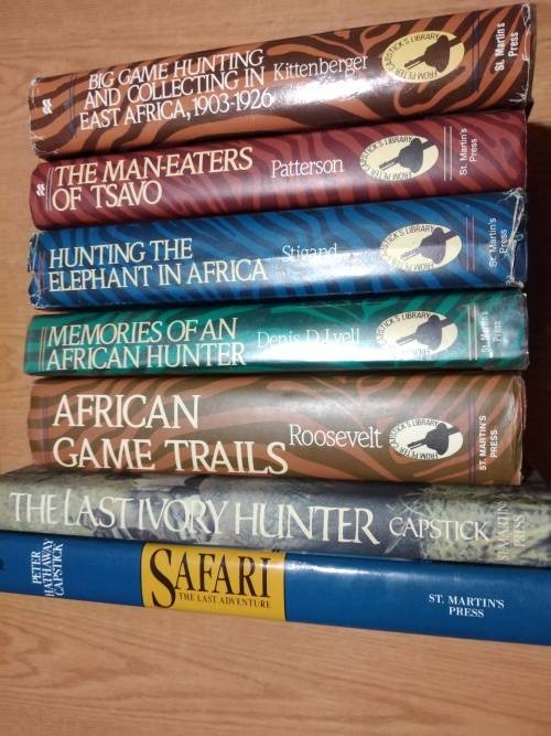 Peter Capstick Vintage lot of 7 Peter Capstick Books