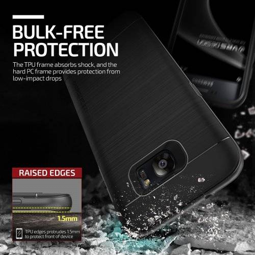 Galaxy S7 Edge Case, VRS Design [High Pro Shield Series] Slim Fit Cover with Military Grade Drop Pro