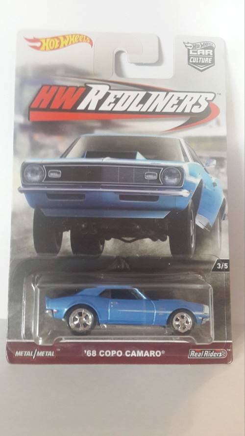 HOT WHEELS - Redliners 68 Copo Camaro Real Riders
