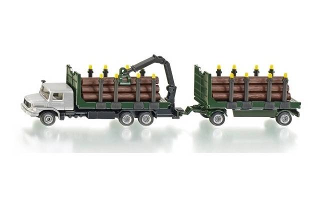 SIKU - 1/87 Mercedes-Benz Zetros Log Transporter