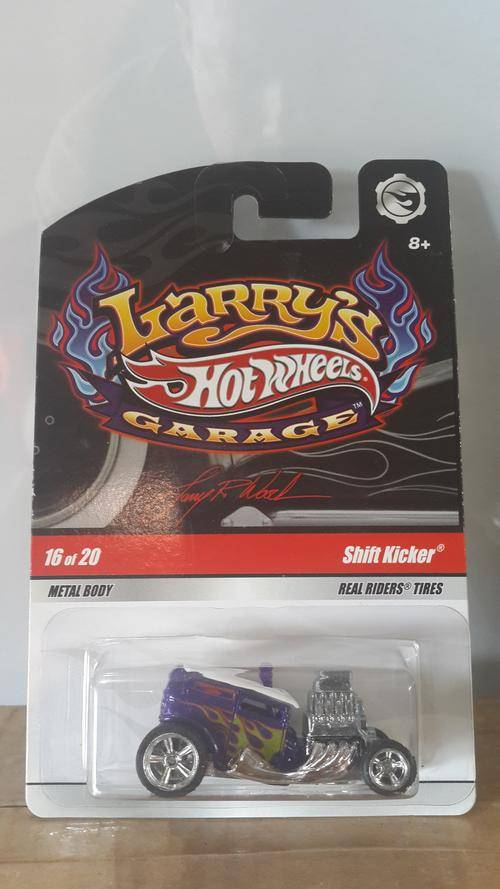 HOT WHEELS - Larrys Garage 2008 shift kicker 16/20 Real Rider Rubber Tires