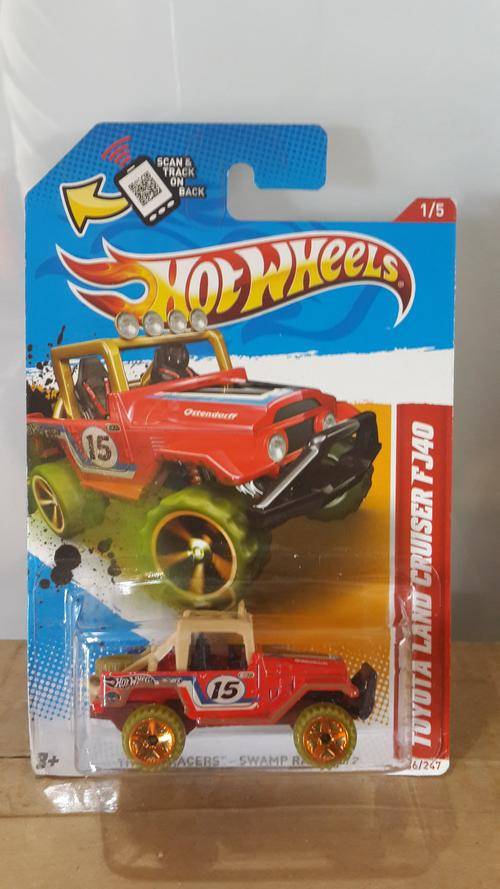 HOT WHEELS - Toyota Land Cruiser FJ40 Hot Wheels 2012 THRILL RACERS-Swamp Rally #1/5