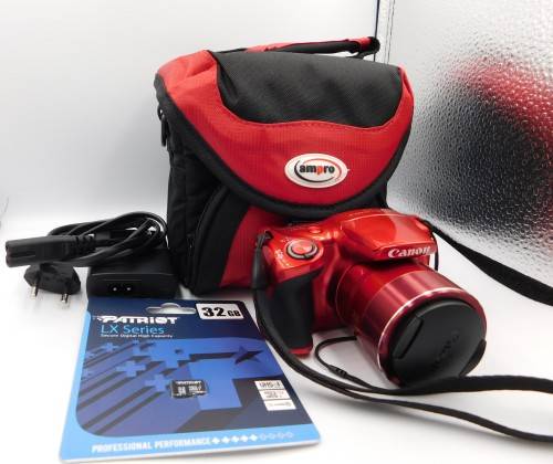 Canon PowerShot SX420 IS | 20.0 MP | 720p HD Videos | WiFi - Ultra Zoom Digital Camera (Red)