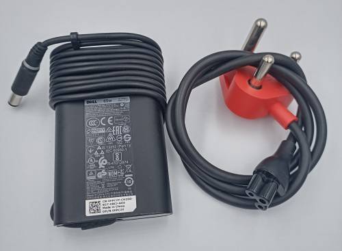 Dell Laptop Charger (GENUINE) | 19.5V---3.34A, 65W, 50-60Hz