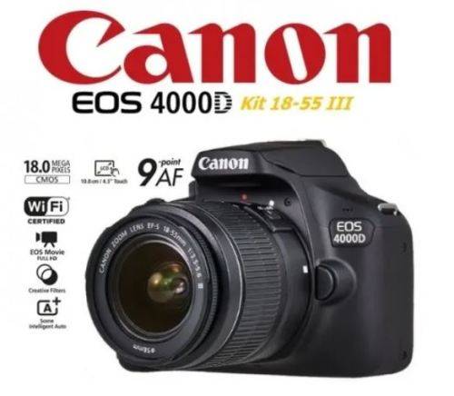 Canon EOS 4000D 18MP DSLR Camera