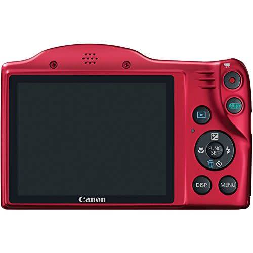 Canon PowerShot SX400 IS | 16.0 MP, 720p HD Videos, 30x Ultra Zoom | Digital Camera (Red)