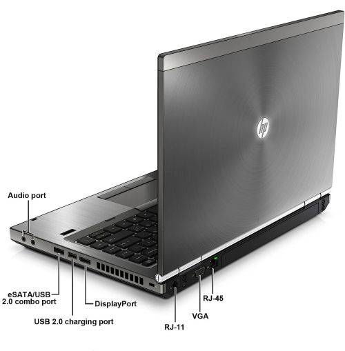 HP EliteBook 8470p (Intel i7-3520M, 240GB SSD, 8GB RAM & 1GB Graphics) - 14 Inch Laptop