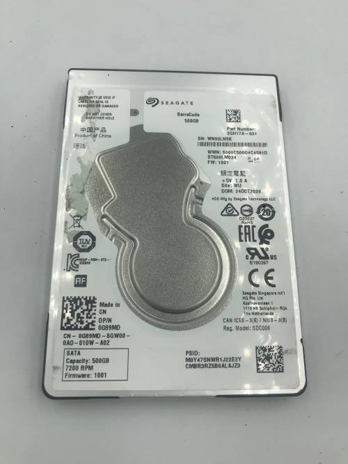 Seagate Barracuda 500GB 2.5` Internal Hard Drive