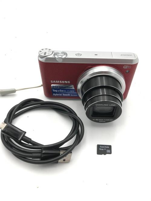 Samsung WB350F 16.2MP CMOS Smart WiFi & NFC Digital Camera with 21x Optical Zoom, 3.0` Touch Screen