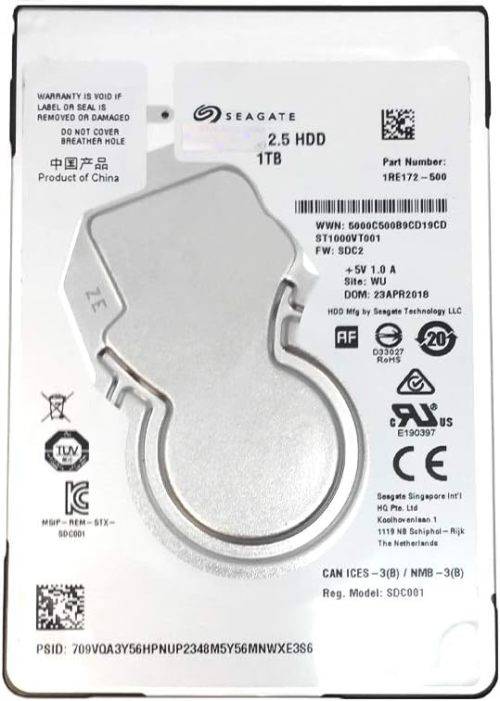 Seagate Video 2.5 Laptop Internal Hard Drive 1TB