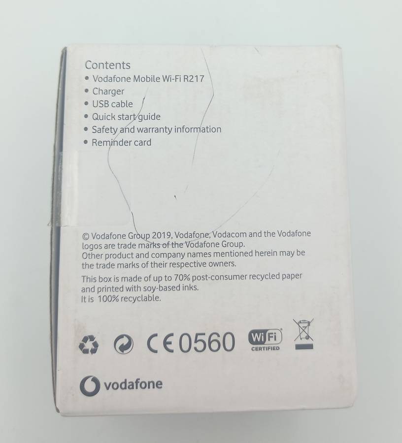 Vodafone Mobile Wi-Fi R217 (UNBOXED)
