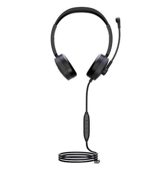 Astrum Dual Sided Headset USB with Flexible Mic - HU660
