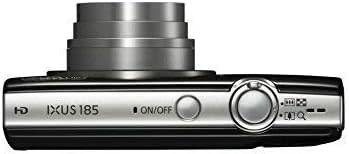 Canon IXUS 185 Digital Camera (20MP | 720p HD, 8x Optical Zoom) Black