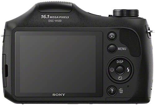 Sony Cyber-Shot DSC-H100 16.1MP Digital Camera (Black) with 21x Optical Zoom