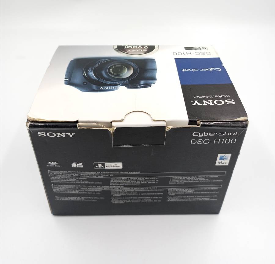 Sony Cyber-Shot DSC-H100 16.1MP Digital Camera (Black) with 21x Optical Zoom