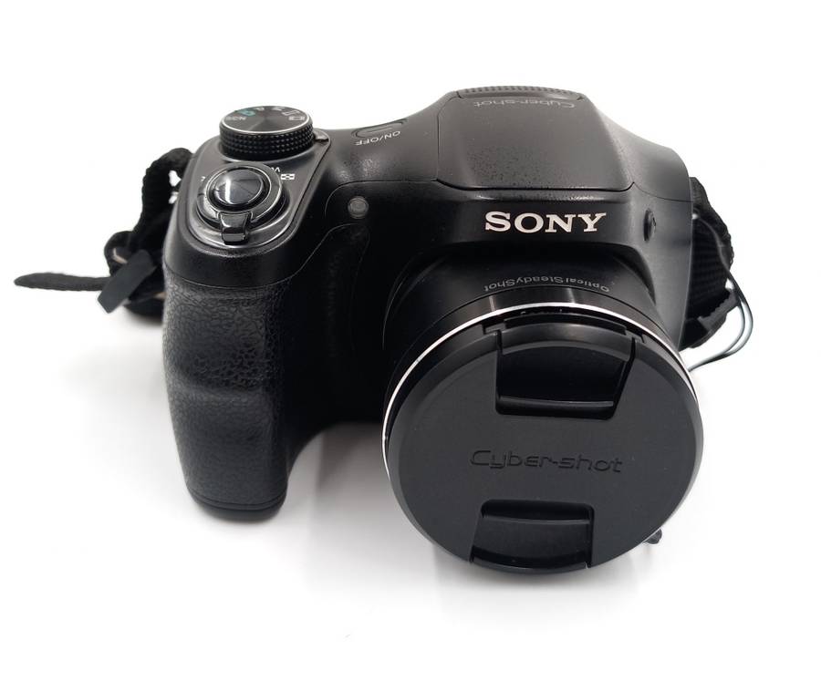 Sony Cyber-Shot DSC-H100 16.1MP Digital Camera (Black) with 21x Optical Zoom