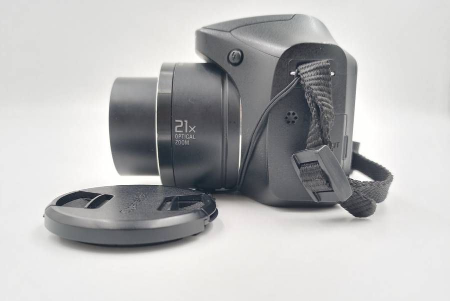 Sony Cyber-Shot DSC-H100 16.1MP Digital Camera (Black) with 21x Optical Zoom