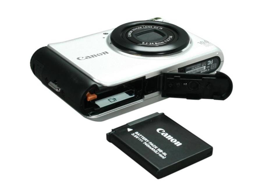 Canon PowerShot A3000 IS Silver 10.0 MP 4x Optical Zoom Digital Camera
