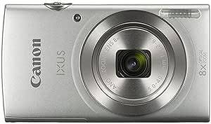 Canon IXUS 185 Digital Camera (20MP, 720p HD & 8x Optical Zoom) Silver