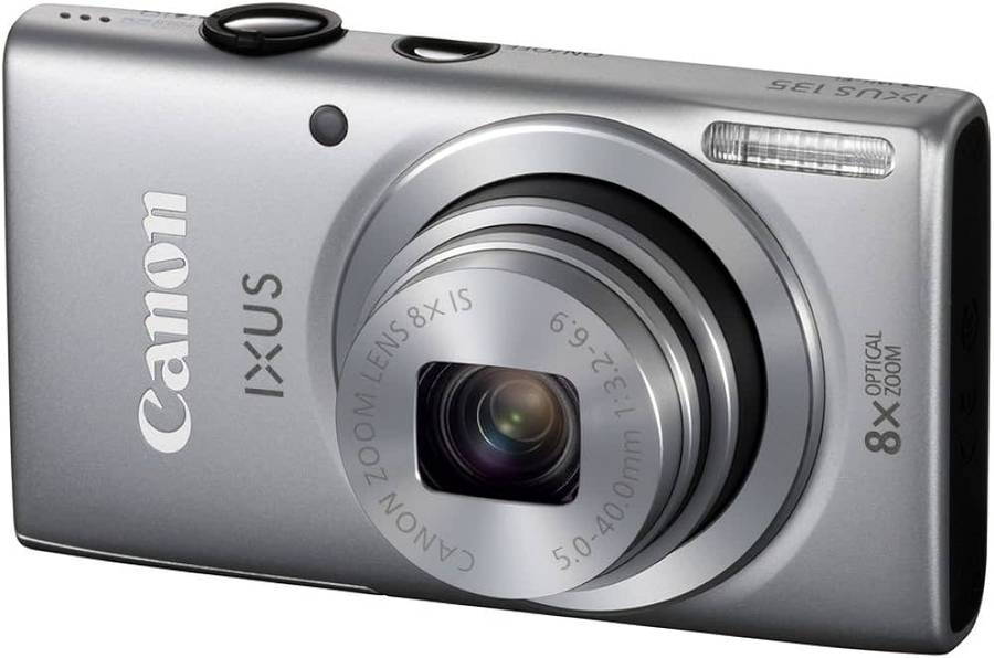 Canon IXUS 185 Digital Camera (20MP, 720p HD & 8x Optical Zoom) Silver
