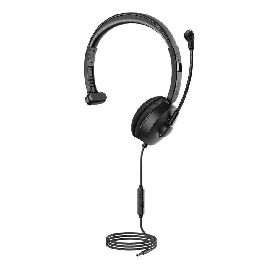Astrum Single-Sided Headset 3.5mm Aux with Flexible Mic - HS610