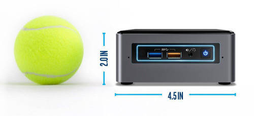 Intel NUC Mini PC i3 6th Gen NUC6i3SYB 500gb HDD 4gb Ram