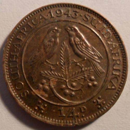 Quarter Penny - South Africa - 1943